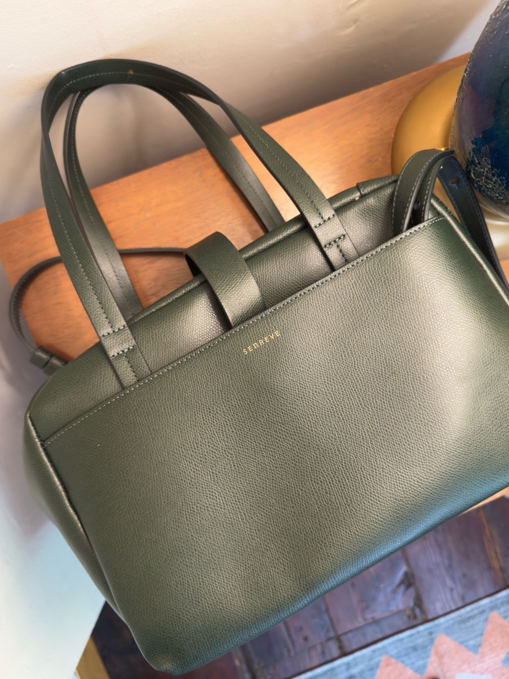 Senreve Bags | Senreve Leather Doctor Bag in Elegant Green